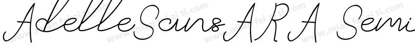 AdelleSansARA Semibo字体转换